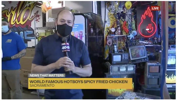 Fox 40 Open for Business segment featuring World Famous Hotboys Sacramento location